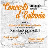 ... il manifesto del Concerto di Epifania 2016 presso la chiesa di SS. Pietro e Paolo di Vittorio Veneto ...